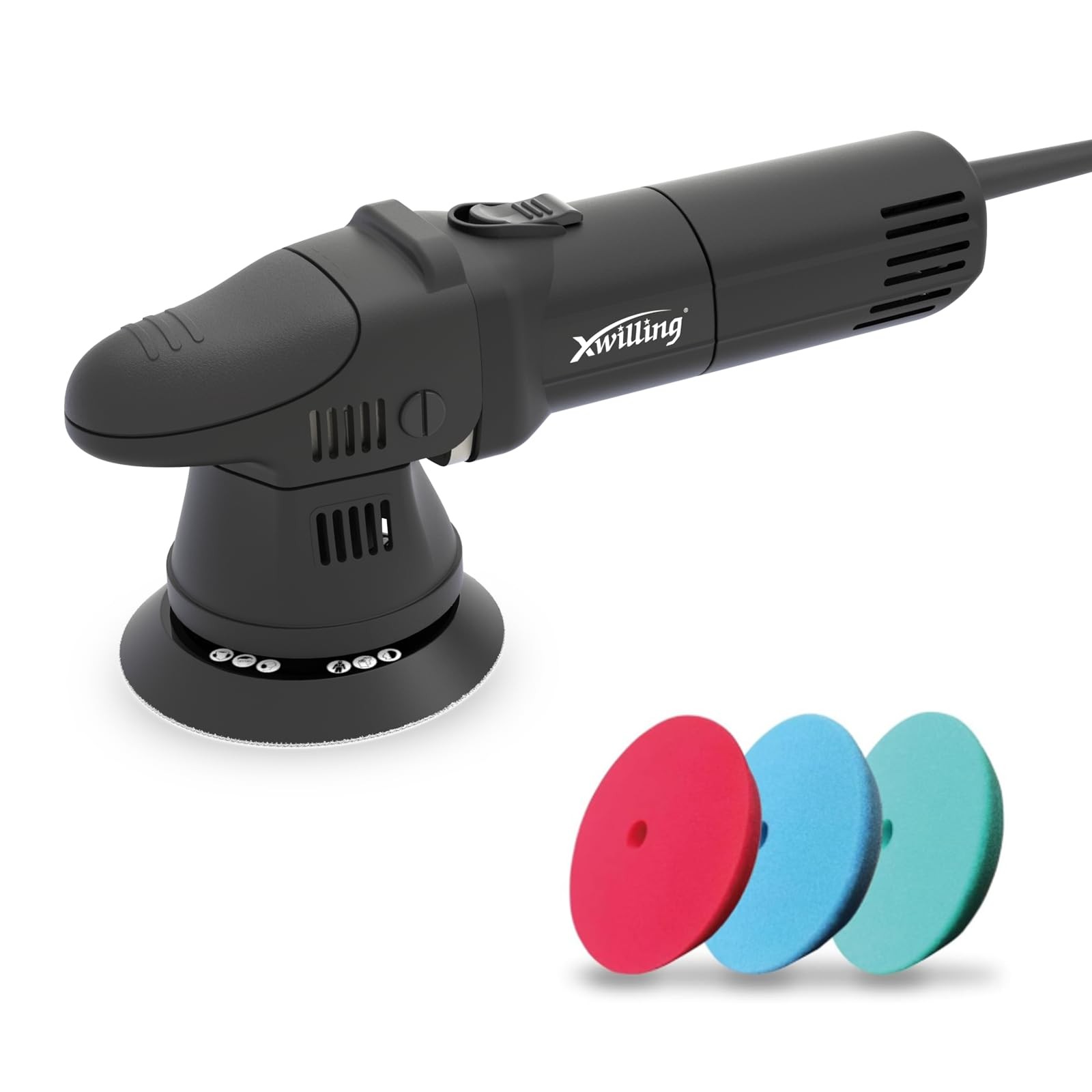 XWILLING Buffer Polisher, 5-Inch 8MM Dual Action Random 8mm-