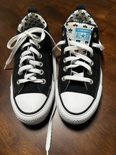 NEW Converse Chuck Taylor All Star Women Size 7 Low Top Black Color Star Lining