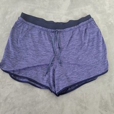 Tek Gear DryTek Womens Shorts 2X Blue Heather...