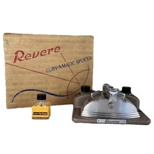 Vintage Revere Curv-A-Matic Film Splicer 8 16mm in Original Box