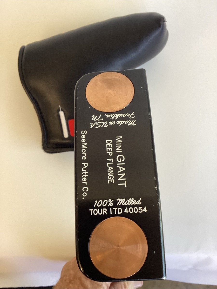 SeeMore Mini Giant Deep Flange Center Shaft Putter 34” Inches | eBay