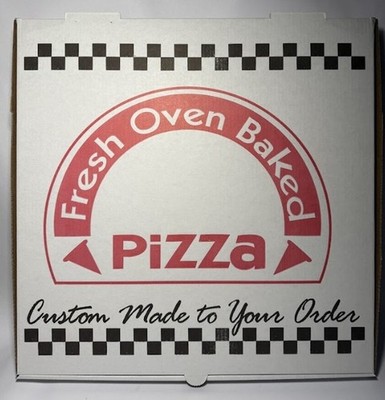16'' x 16'' x 2'' White Corrugated Pizza Box, Bakery/ Party Boxes Bulk