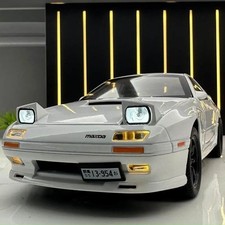 124 Mazda Rx-7 Alloy Diecast Model Car Jdm Sports Car Display Collectible