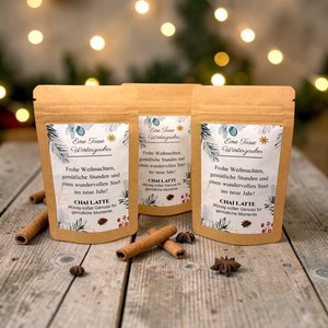 Chai Latte Weihnachtsgeschenk | Wichtelgeschenk | Kleine Aufmerksamkeit Weihnach