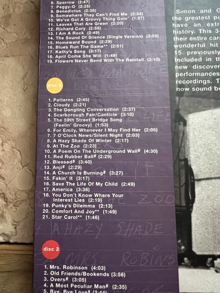 Simon & Garfunkel, 3-CD-Longbox, Top-Zustand! - Bild 4 von 4