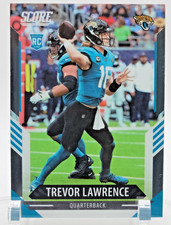 2021 Chronicles Score TREVOR LAWRENCE Rookie Card RC #401 JACKSONVILLE JAGUARS. rookie card picture
