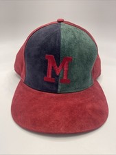 Vintage Classic Sportswear USA Made Suede Cap Hat Strapback M Logo