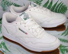REEBOK 819 CLUB MEM T WHITE LEATHER SNEAKERS ...