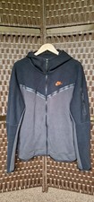 Nike Tech Fleece Men's Jacket Size Large (L) Black/Charcoal/Orange