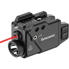 Gmconn 800lm Pistol Light and Red Laser Combo, Tactical Flashlight with