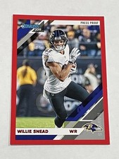 2019 Donruss Football Red Press Proof - Willie Snead - Baltimore Ravens