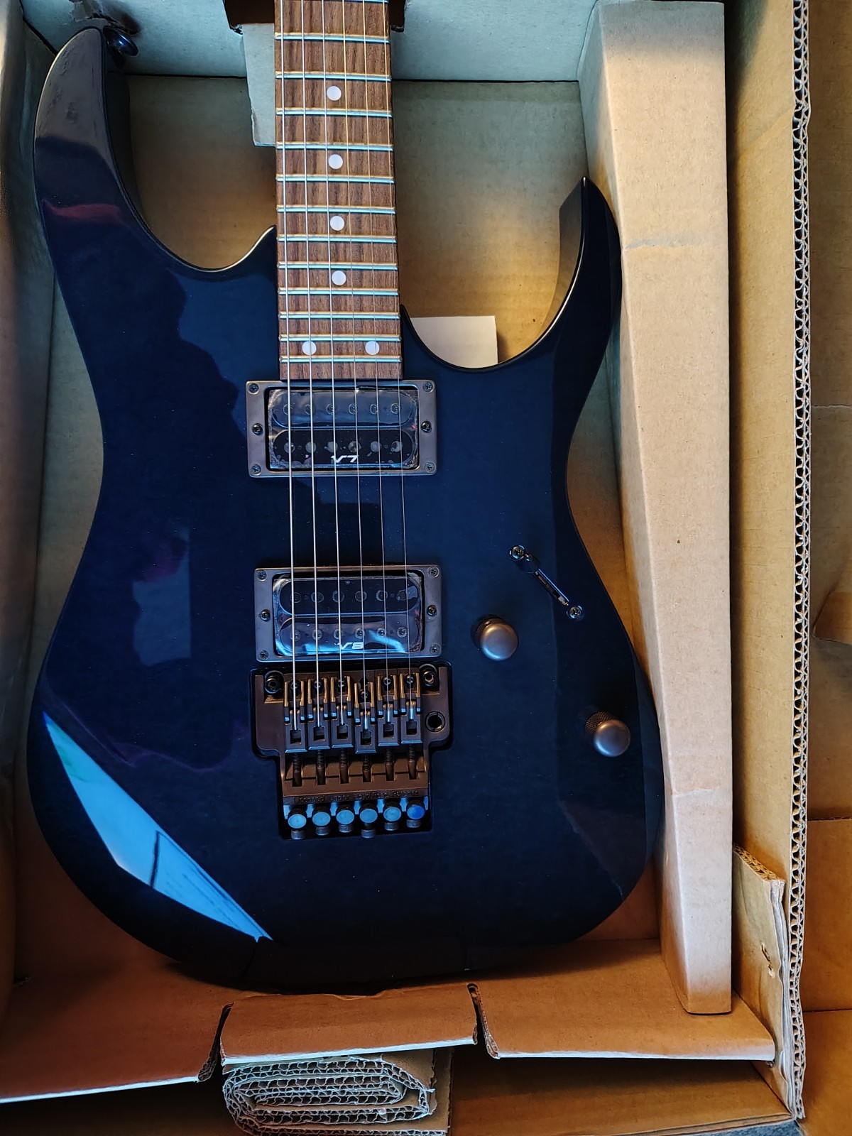 Ibanez Prestige Model"RG520QSTB Serial # FO141489