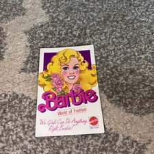 Vintage 1984 Mattel Barbie World of Fashion Catalog