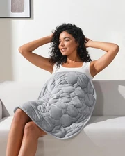 Kivik Weighted Lap Blanket, 7 lbs Weighted Lap Pad for Adults, Small Travel W...