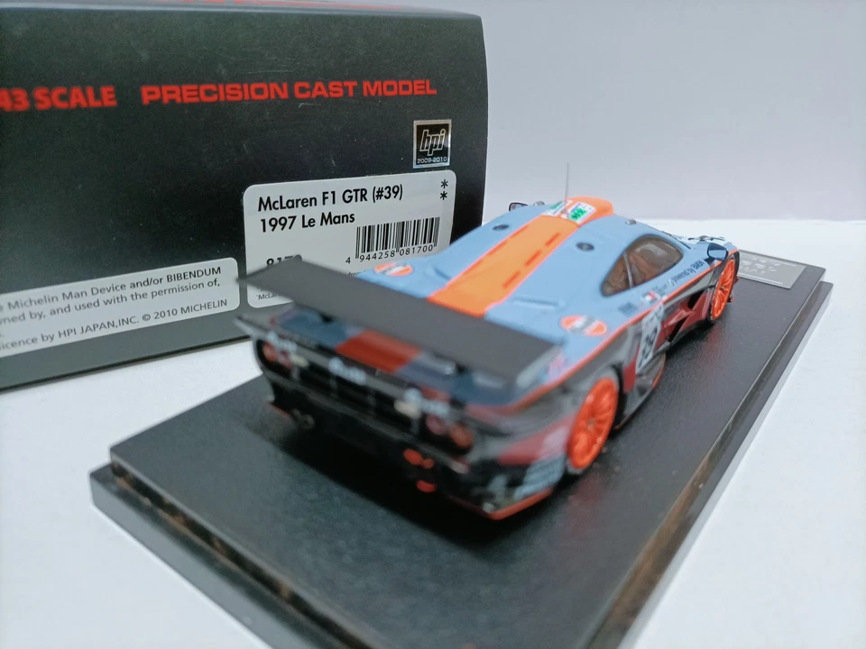 Coche de rally HPI 1 43 McLaren Le Mans modelo McLaren F1 GTR 39 LeMans 1997  Foto 3 de 4