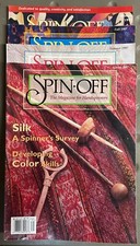 Spin Off Handspinning Magazine Full Year 1997 4 Issues Peru Silk Dyes Anasazi ++