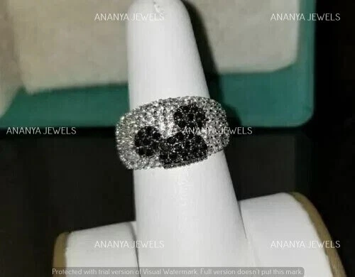 Lab-Created Spinel 2.30ct Round Mickey Mouse Party Ware Ring 925 Sterling Silver - Image 4 of 4