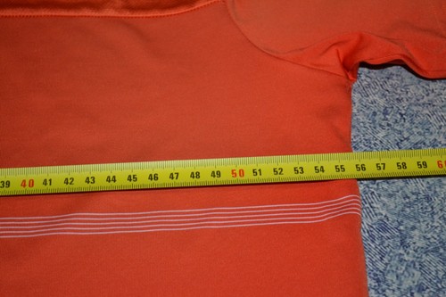 Vintage Nike Tennis 90s Polo Jersey Court Shirt Orange Size L - Picture 9 of 9