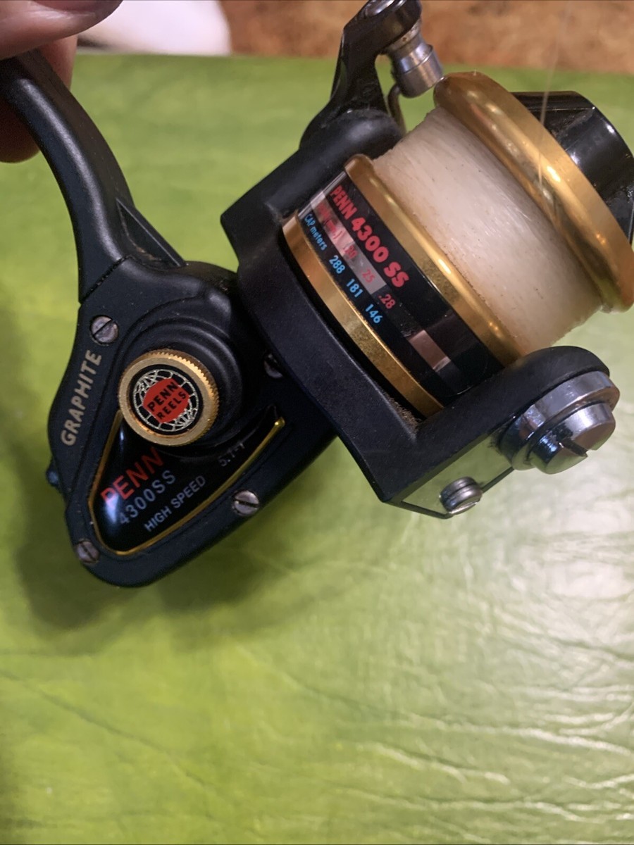 PENN 4300 SS High Speed 5.1-1 Graphite 3 Ball Bearings Spinning