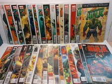 LOT OF 32 COMICS - INCREDIBLE HULK # 1-15, HULK # 25, 27-41 - RED HULK - MARVEL
