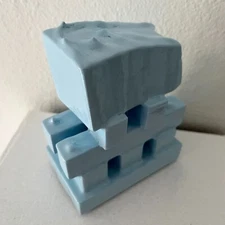 One Abstract Sculpture Constructivism Cubism Modern Art Influenced OOAK Original