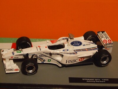 1999 Formula 1  Johnny Herbert  STEWART SF 3 1:43 Scale