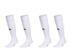 adidas Rivalry Soccer Socks Cushioned Over The Calf OTC 2 PAIRS, White