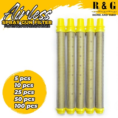 Titan/Wagner/Spraytech Spray Gun Filter Replacement - Unthreaded Fine 100 mesh