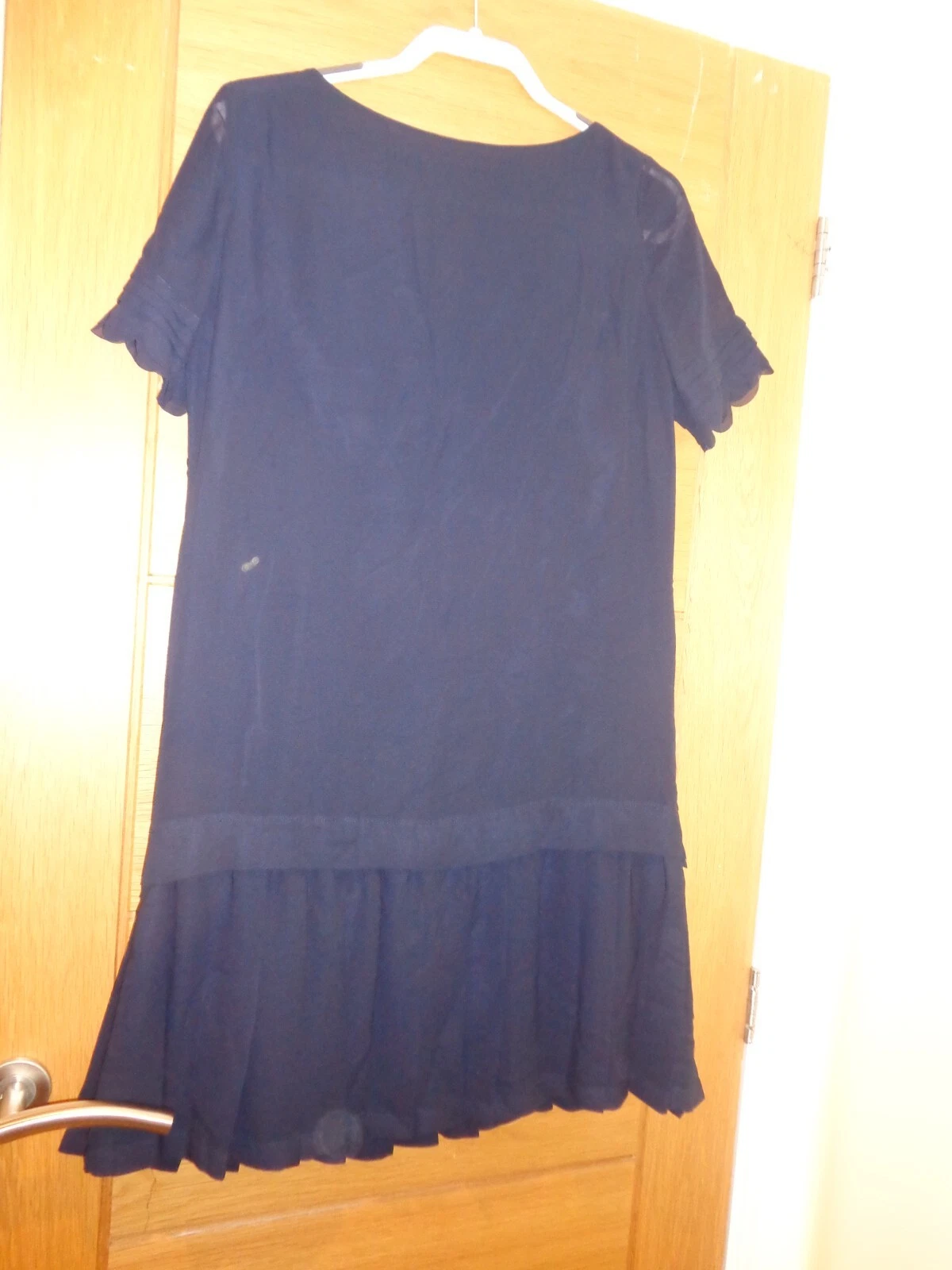 Abito al ginocchio Love Moschino marino maniche corte UK 12 US 8