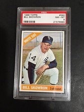 1966 TOPPS BILL SKOWRON, #590, PSA 8 (Free Shipping On Any 3!)