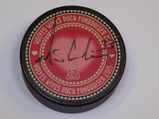 Chicago Wolves Wives Hockey Puck AHL Autographed Signed 2015 Matt Climie Goalie