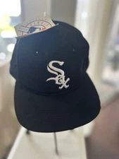 Vintage Chicago White Sox 1990's KMG Adjustable Snapback Cap Hat Genuine NOS NWT