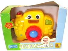 Megcos Toys Little Camera by Dolgen Corp 18+ months Requires Batteries Red Shutt