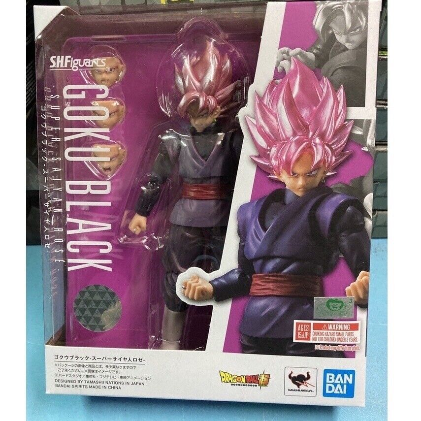 TAMASHII NATIONS - Dragon Ball Super - Goku Black Super Saiyan Rose, Bandai  Spirits SHFiguarts Action Figure Large