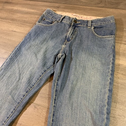 Levi’s 517 Jeans Stretch Flare Mid Rise Medium Wash Youth Girl’s 16 1/2 Plus - Picture 3 of 12
