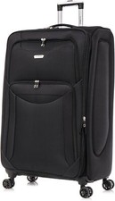 Large Suitcase Medium 4 Wheel Expandable Lightweight Luggage Travel Cases Soft