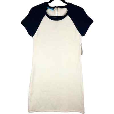 Alice + Olivia Sweater Dress Short Sleeve Sample Design Black Cream NWT | eBay Alice + Olivia Sweater Dress Short Sleeve Sample Design Black Cream NWT | eBay
