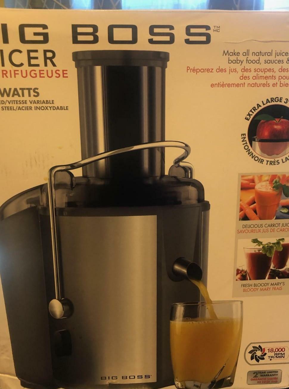 JUICER Big Boss 700W BigMouth Juicer NIB eBay