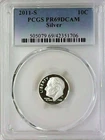 2011-S 10C Roosevelt Dime  PCGS PR69DCAM 90% Silver 22hlh0422