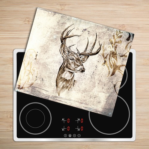 Plaque de protection en verre pour le poêle 2x30x52 Tiger