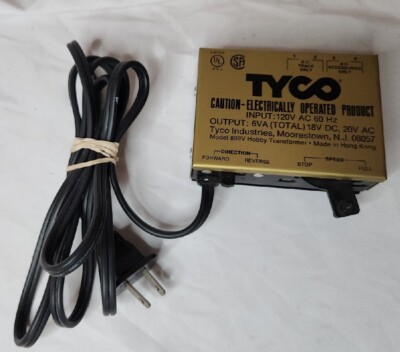 TYCO 899V HOBBY Transformer  HO Scale Forward Reverse Speed DC AC 6VA 