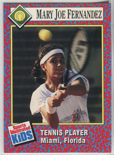 Tenis para mujer Sports Illustrated for Kids 1991 inserto #258 Mary Joe Fernández - Imagen 1 de 2