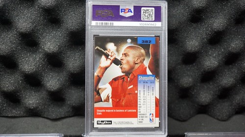 1992-93 Skybox #382 Shaquille O'Neal ROOKIE RC PSA 9 Graded Card NBA Shaq ONeal - Bild 10 von 12