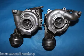 Bi Turbolader Audi A8 3.3 TDI D2 AKF UI 165 Kw 225 PS Links + Rechts A29 