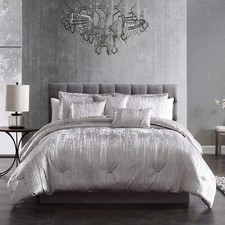 Riverbrook Home Turin Comforter Set King Silver 7 Piece Set