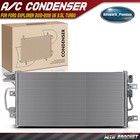 AC Condenser with Oil Cooler & Bracket for Ford Explorer 2013-2019 V6 3.5L Turbo