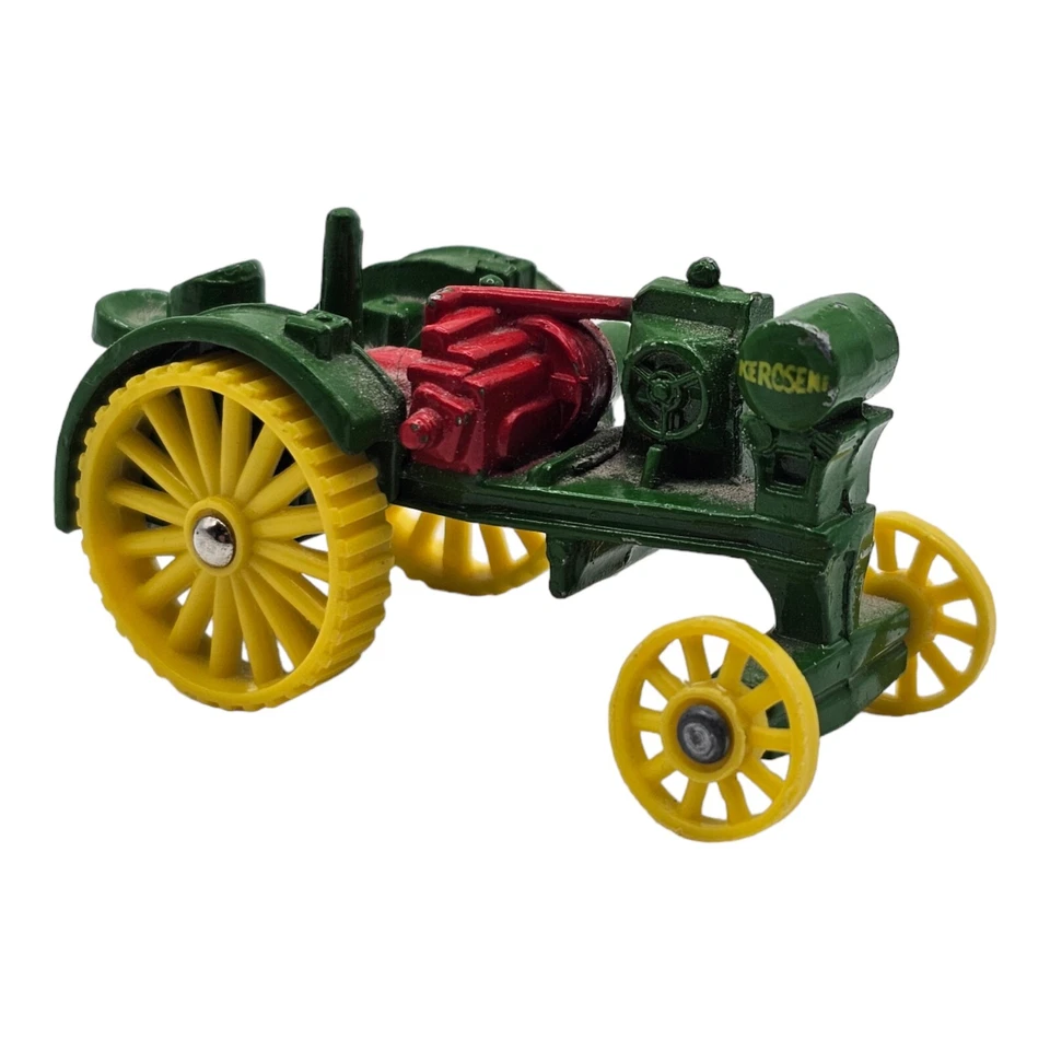 TRACTOR AGRÍCOLA JOHN DEER ESTILO VINTAGE ESCALA 1:64 RUEDA DE ACERO Foto 2 de 4