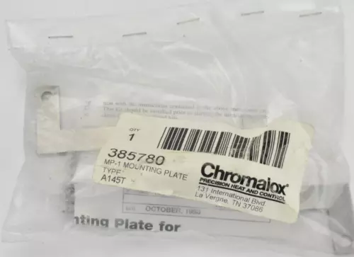 NEW Chromalox MP-1 Mounting Plate; A145T/385780 for DL Seriers Boxes