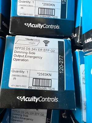 Acuity Controls Sensor Switch nLight RPP20 D 24V EM EFP G2 Power Relay Pack