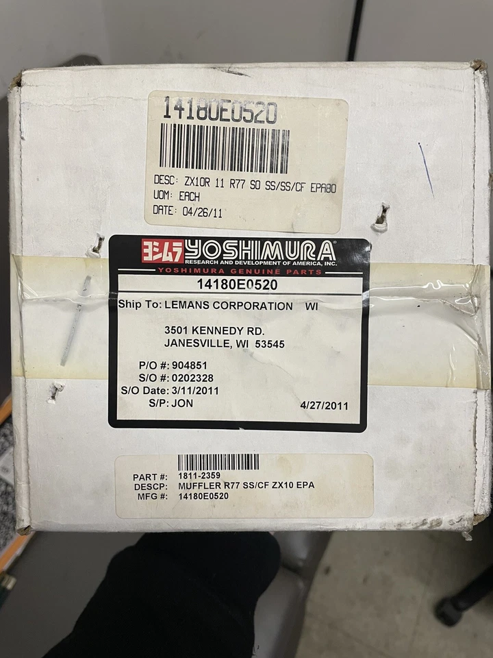 Sistema de escape de acero inoxidable antideslizante YOSHIMURA R-77 11-15 Kawasaki Ninja ZX10R Foto 3 de 4